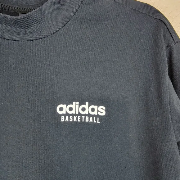 🔥SALE🔥 Adidas Basketball T-shirt Long Sleeve Black XS Women's - Picture 4 of 15